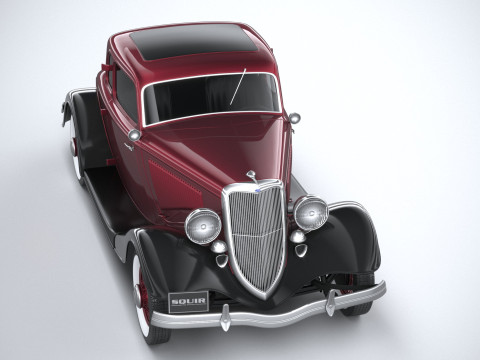 F1934 Coupe Model 3D