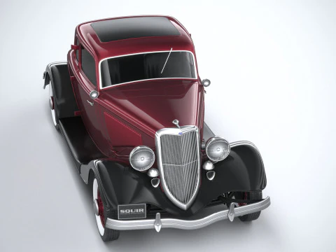 F1934 Coupe 3D Model