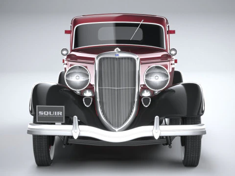 F1934 Coupe 3D Model