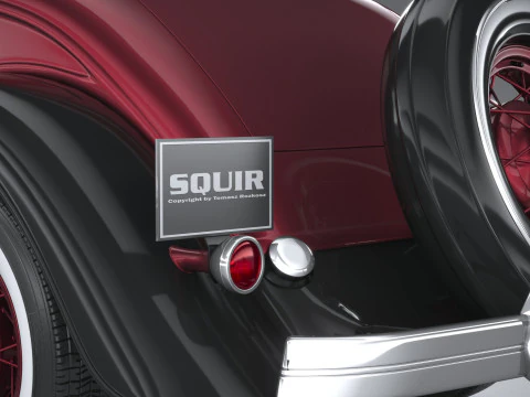 F1934 Coupe 3D Model