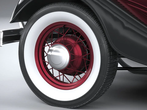 F1934 Coupe 3D Model