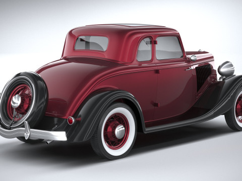 F1934 Coupe Model 3D