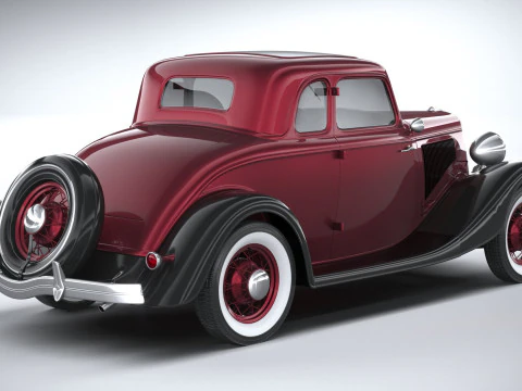 F1934 Coupe 3D Model