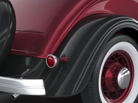 F1934 Coupe 3D Model
