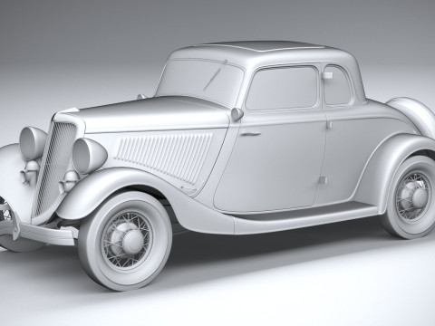 F1934 Coupe Model 3D