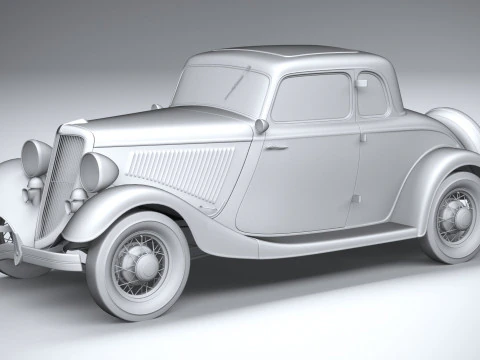 F1934 Coupe 3D Model