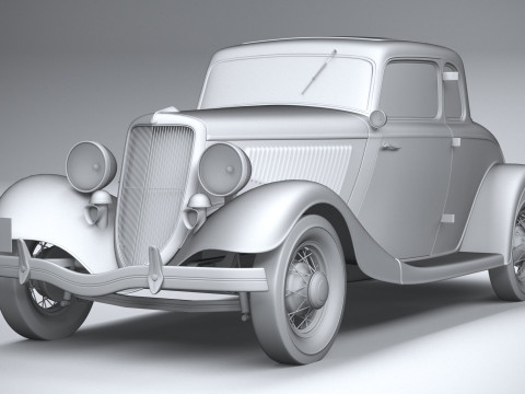 F1934 Coupe Model 3D