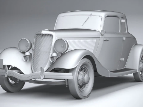 F1934 Coupe 3D Model