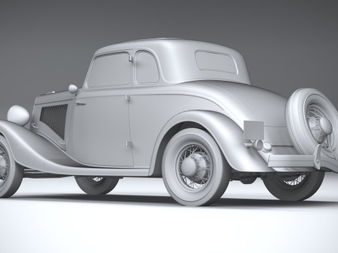 F1934 Coupe Model 3D