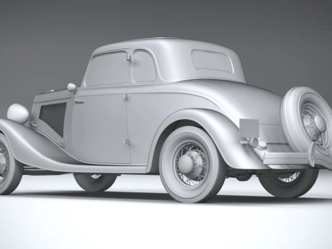 F1934 Coupe 3D Model