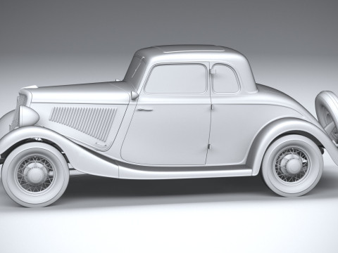 F1934 Coupe Model 3D