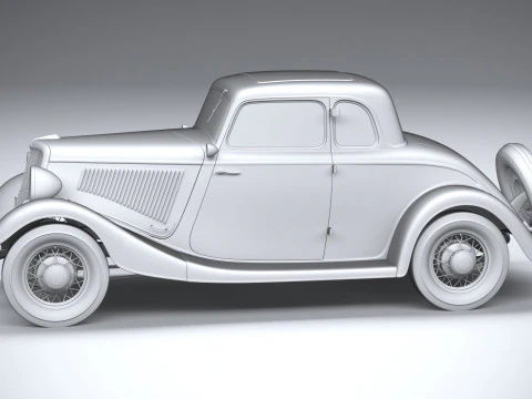 F1934 Coupe 3D Model