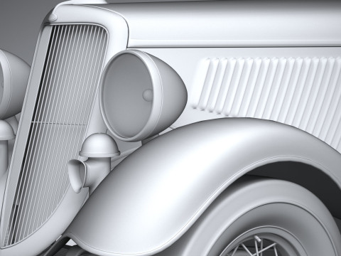F1934 Coupe Model 3D