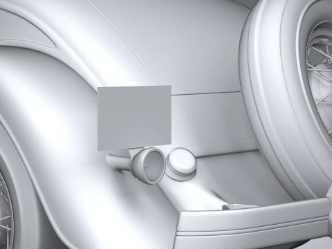 F1934 Coupe 3D Model