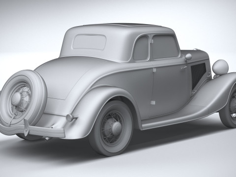 F1934 Coupe Model 3D