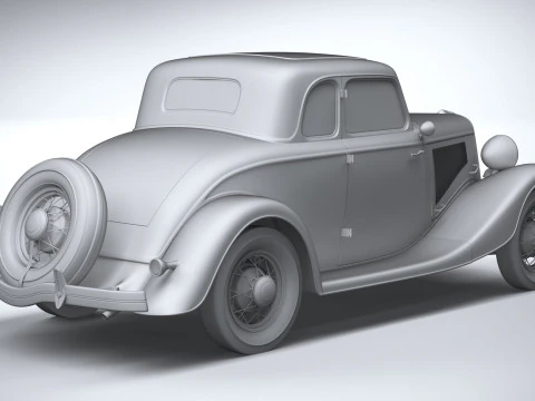 F1934 Coupe 3D Model