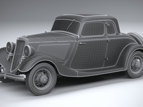 F1934 Coupe Model 3D