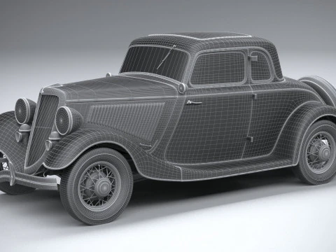 F1934 Coupe 3D Model