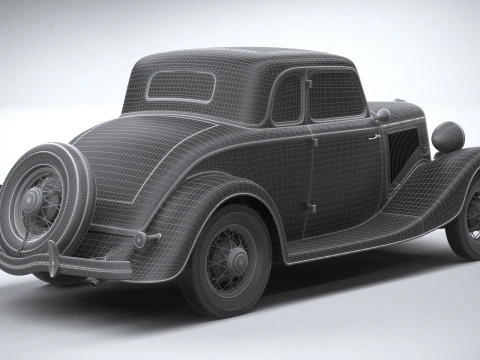 F1934 Coupe 3D Model