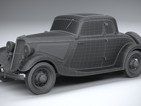 F1934 Coupe Model 3D