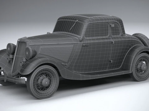 F1934 Coupe 3D Model