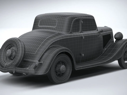 F1934 Coupe 3D Model