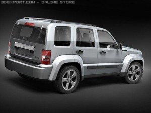 Jeep Liberty 2008 SUV 3D 모델
