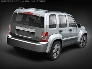Jeep Liberty 2008 SUV 3D Model