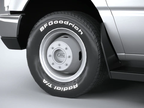 E-450 Ambulance 2011 LowPoly 3D Model