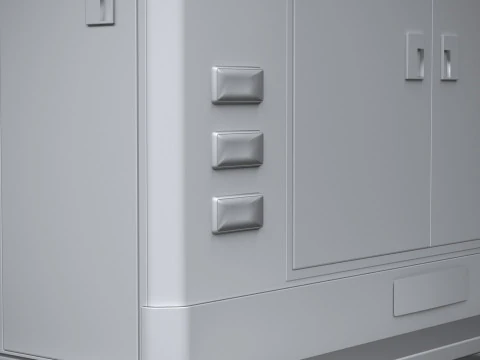 E-450 Ambulance 2011 LowPoly 3D Model