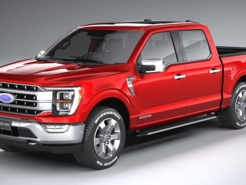 F-150 Lariat 2021 3D Model
