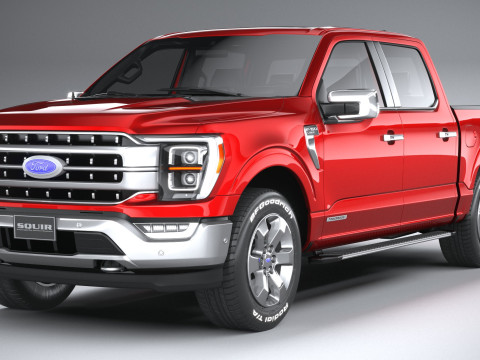 F-150 Lariat 2021 3D Model