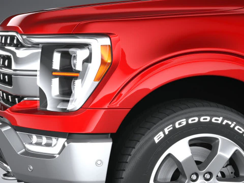 F-150 Lariat 2021 3D Model