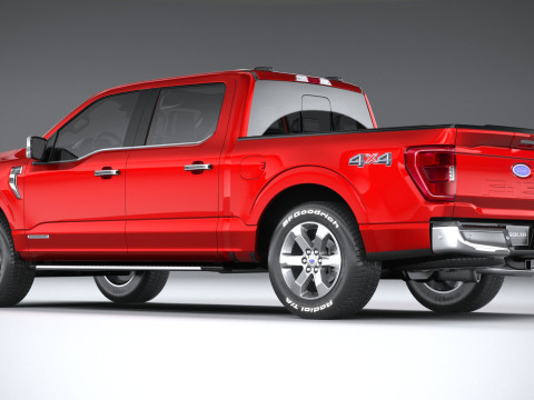 F-150 Lariat 2021 3D Model
