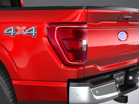 F-150 Lariat 2021 3D Model