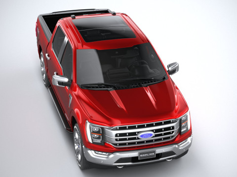 F-150 Lariat 2021 3D Model