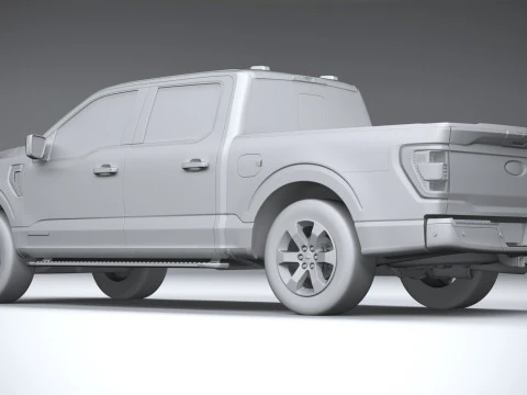 F-150 Lariat 2021 3D Model