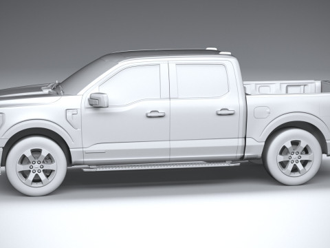 F-150 Lariat 2021 3D Model