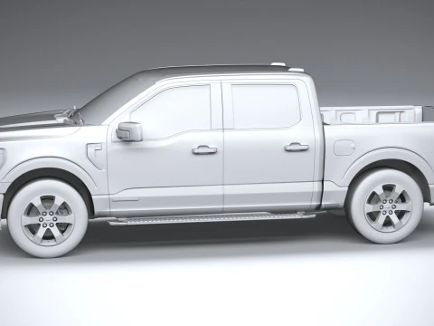 F-150 Lariat 2021 3D Model