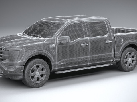 F-150 Lariat 2021 3D Model