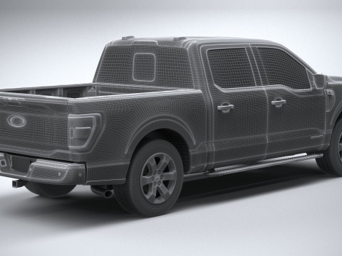 F-150 Lariat 2021 3D Model