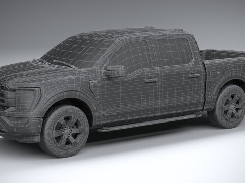 F-150 Lariat 2021 3D Model