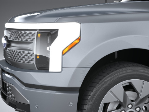 F-150 Lightning Flash 2024 3D Model