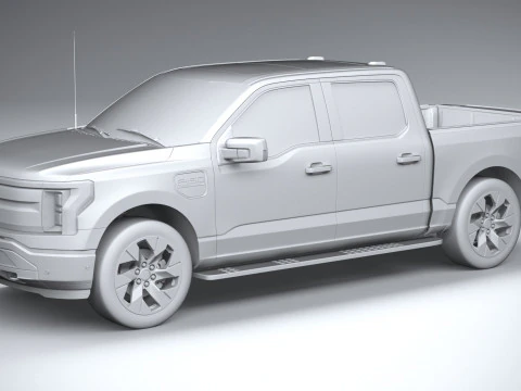 F-150 Lightning Flash 2024 3D Model