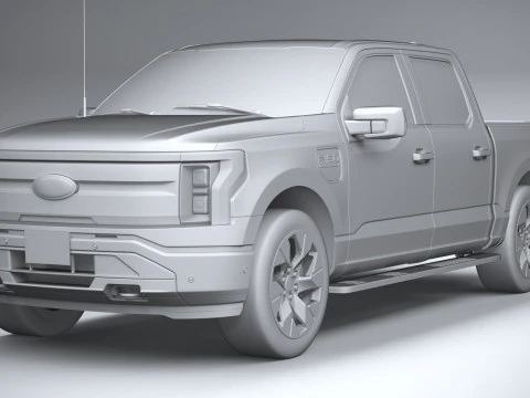 F-150 Lightning Flash 2024 3D Model