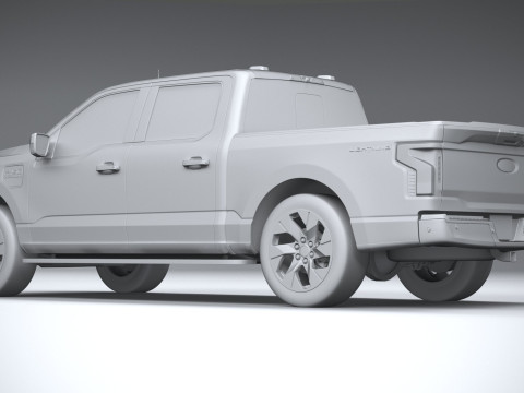 F-150 Lightning Flash 2024 3D Model