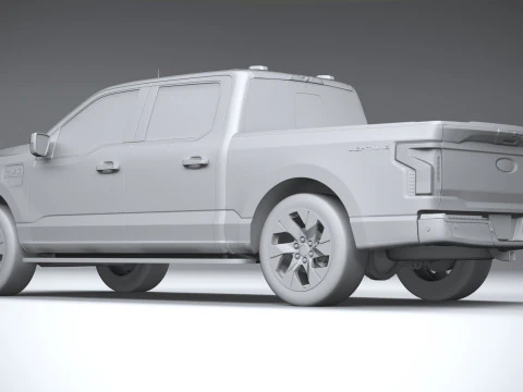 F-150 Lightning Flash 2024 3D Model