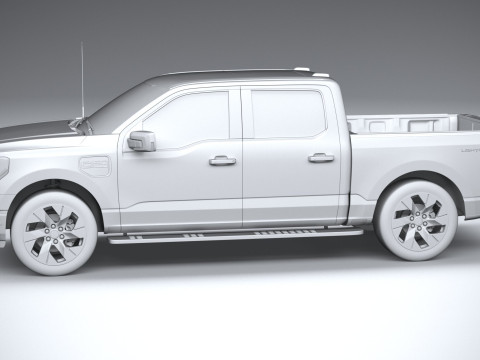 F-150 Lightning Flash 2024 3D Model