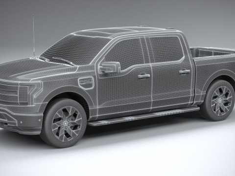 F-150 Lightning Flash 2024 3D Model