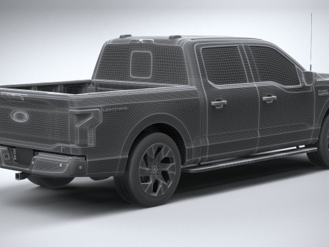 F-150 Lightning Flash 2024 3D Model